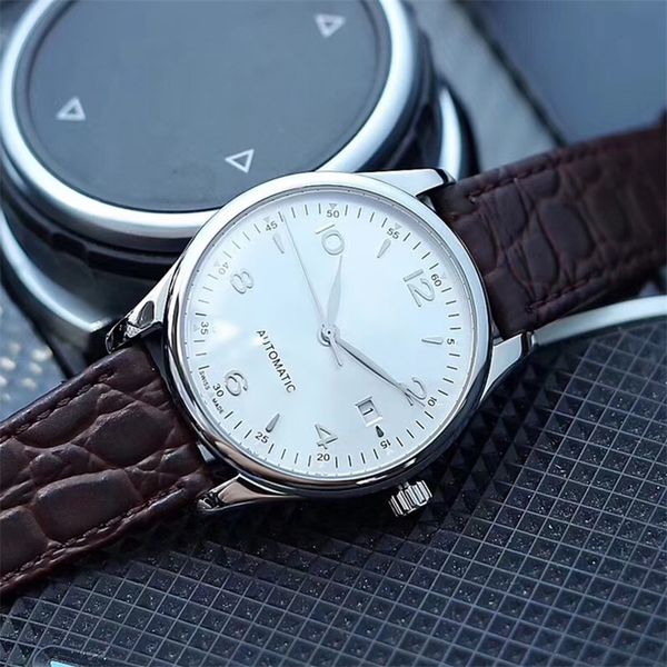 dial movement black mens steel case automatic men's leather band japanes l37 stainless luxury fashion casual 40mm wristwatches watches, Slivery;brown
dial movement black mens steel case automatic men's leather band japanes l37 stainless luxury fashion casual 40mm wristwatches watches, Slivery;brown