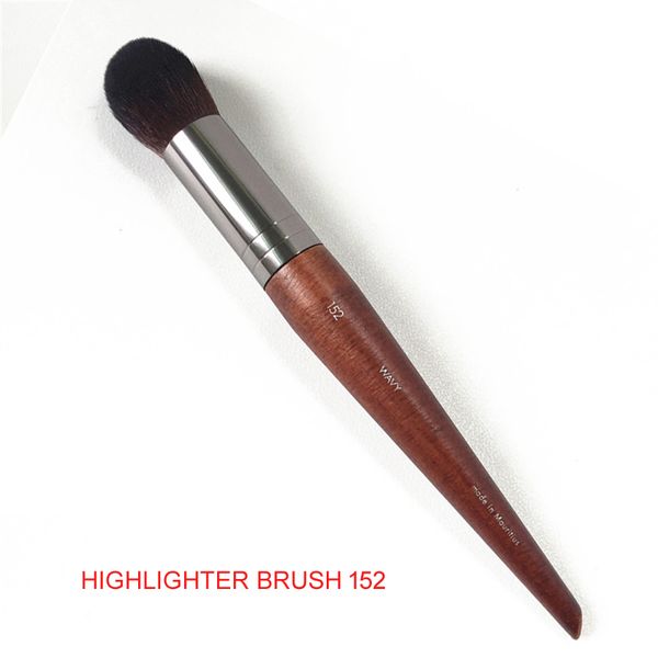 MUFE HIGHLIGHTER BRUSH 152 - Round Dense Cream Gel Powder Foundation Contour Brush - Beauty makeup brushes Blender