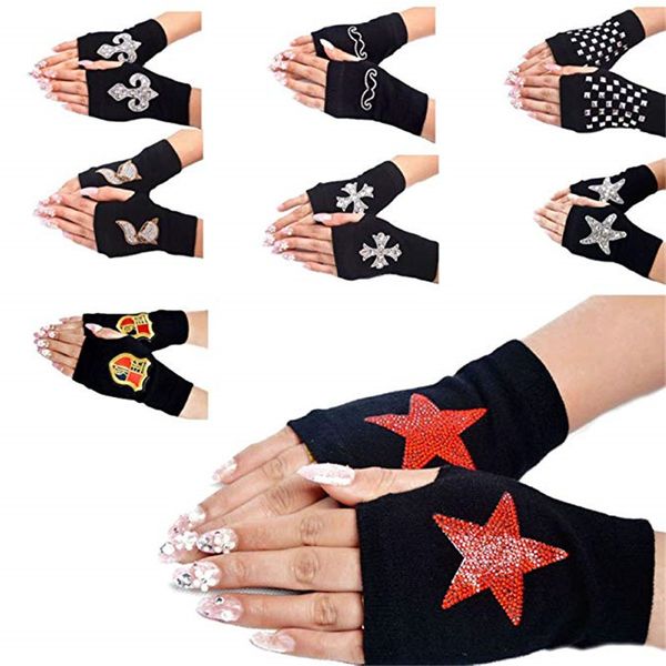 women winter fingerless gloves knitted short mittens soft warm crochet wrist gloves stretchy sailor dance mitten with thumb hole 33 designs, Blue;gray
women winter fingerless gloves knitted short mittens soft warm crochet wrist gloves stretchy sailor dance mitten with thumb hole 33 designs, Blue;gray