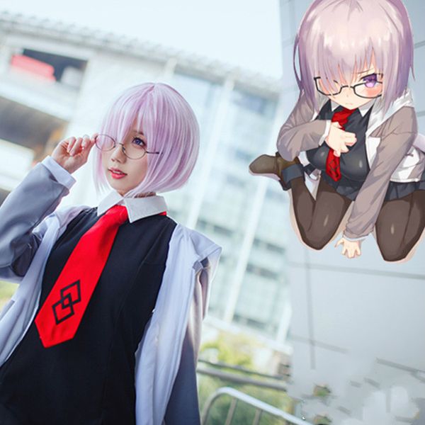аниме fate grand order mash kyrielight короткий розовый косплей партия волокно термостойкий парик, Black
аниме fate grand order mash kyrielight короткий розовый косплей партия волокно термостойкий парик, Black