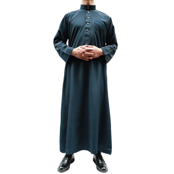 one cap for ) muslim men's winter thick stand-up collar thobe long sleeves gown arabia traditional robe, Red
one cap for ) muslim men's winter thick stand-up collar thobe long sleeves gown arabia traditional robe, Red