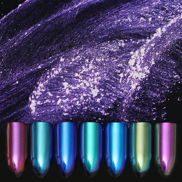 1g shimmer chameleon mirror powder nail glitter pearl chrome pigment manicure nail art dust, Silver;gold
1g shimmer chameleon mirror powder nail glitter pearl chrome pigment manicure nail art dust, Silver;gold