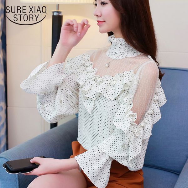 new arrived 2018 spring blouse women fashion shirt women long sleeves clothing fashion loose shirt d447 30, White
new arrived 2018 spring blouse women fashion shirt women long sleeves clothing fashion loose shirt d447 30, White