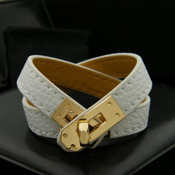 Vintage Multilayer PU Leather H Bracelets for Women Luxury Cuff Bangles Fashion Men Gold Buckle Wristband Accessories Jewelry
Vintage Multilayer PU Leather H Bracelets for Women Luxury Cuff Bangles Fashion Men Gold Buckle Wristband Accessories Jewelry