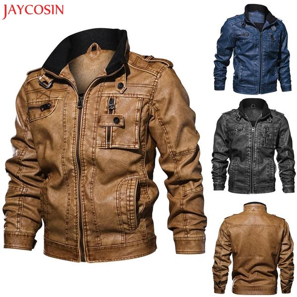 jaycosin men's fashion jacket pure color zipper turn-down collar imitation leather solid coat yellow,dark blue,black z1005, Black;brown
jaycosin men's fashion jacket pure color zipper turn-down collar imitation leather solid coat yellow,dark blue,black z1005, Black;brown