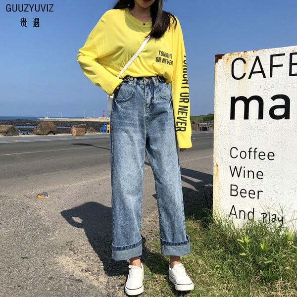 guuzyuviz vintage casual plus size jeans woman cotton loose washed denim wide leg pants autumn winter high waist jeans, Blue
guuzyuviz vintage casual plus size jeans woman cotton loose washed denim wide leg pants autumn winter high waist jeans, Blue