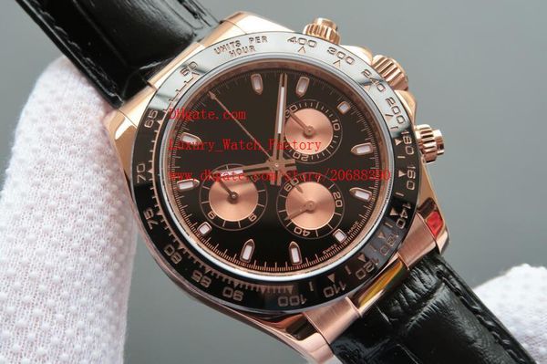 luxury stainless steel sapphire pink gold 116515 40mm black ceramic bezel automatic mechanical mens watch watches no chronograph, Slivery;brown
luxury stainless steel sapphire pink gold 116515 40mm black ceramic bezel automatic mechanical mens watch watches no chronograph, Slivery;brown