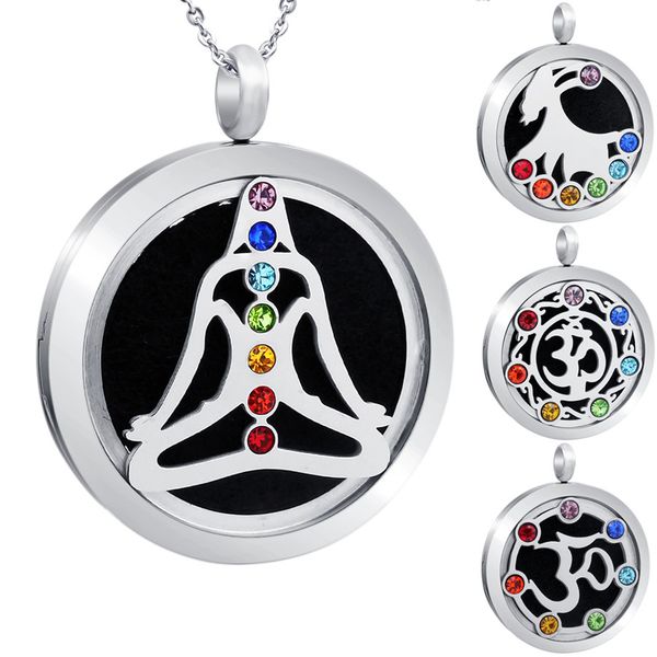 Hot Selling 30mm Chakra Lockets Aromatherapy Stainless Steel Essential Oils Diffuser Magnetic Locket Necklace Gift for Mother
Hot Selling 30mm Chakra Lockets Aromatherapy Stainless Steel Essential Oils Diffuser Magnetic Locket Necklace Gift for Mother