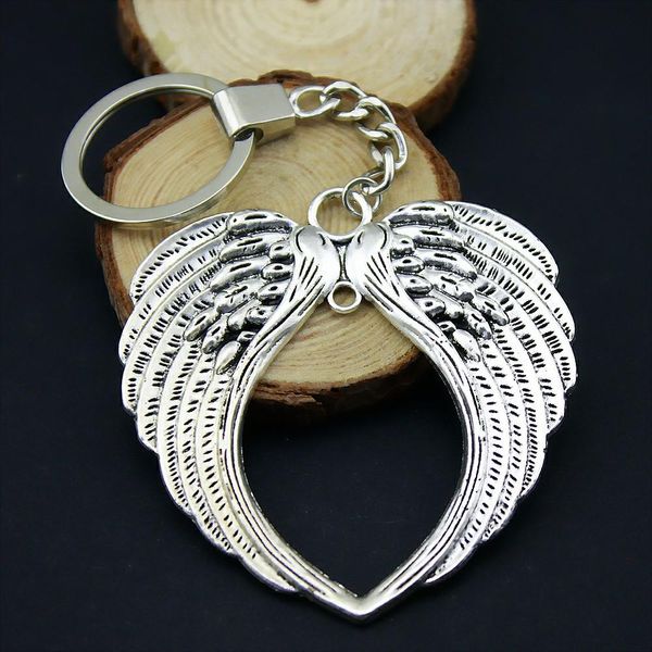 6 pieces key chain women key rings fashion keychains for men big double wing 74x69mm, Slivery;golden
6 pieces key chain women key rings fashion keychains for men big double wing 74x69mm, Slivery;golden