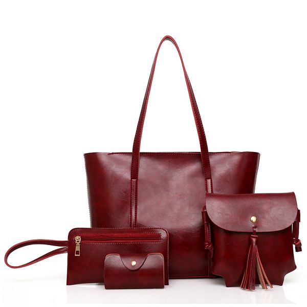 ttou 4pcs/set leather bags women handbag set luxury handbag women bags designer black ladies hand bag purse female
ttou 4pcs/set leather bags women handbag set luxury handbag women bags designer black ladies hand bag purse female