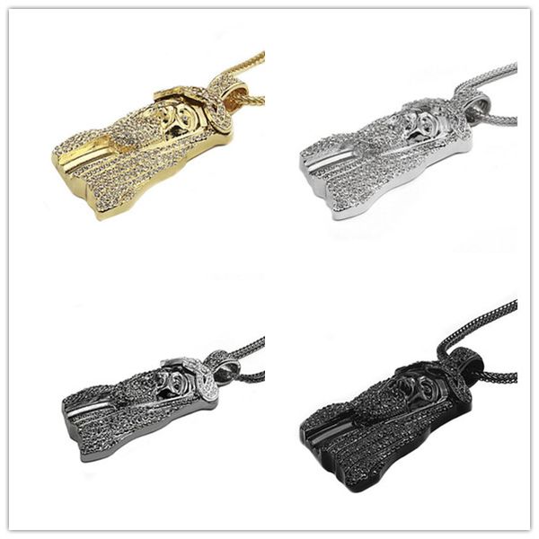 4 colors new iced out jesus face gift pendants with 32" franco rope chain hiphop style necklace gold silver plating hip hop jewelry nec
4 colors new iced out jesus face gift pendants with 32" franco rope chain hiphop style necklace gold silver plating hip hop jewelry nec