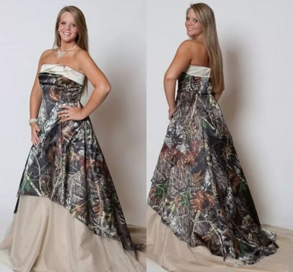 2018 strapless camo forest wedding gowns stylish new fashion wedding party dress bridal gowns qc1084, White
2018 strapless camo forest wedding gowns stylish new fashion wedding party dress bridal gowns qc1084, White