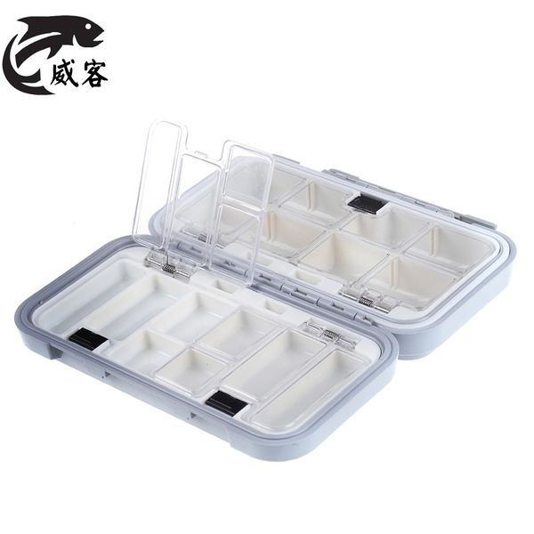 waterproof storage box compartment doouble stroage fishing box fish lure line hook fishing tackle outdoor accessories
waterproof storage box compartment doouble stroage fishing box fish lure line hook fishing tackle outdoor accessories
