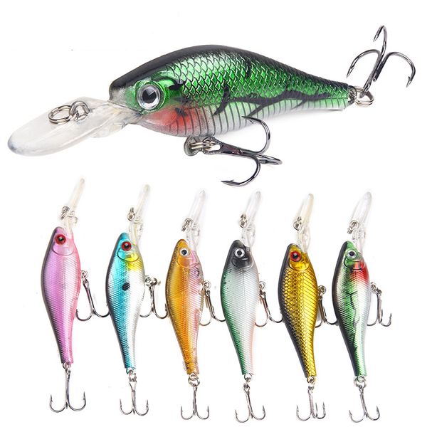 new float swimming bass crankbaits lure hooks 8.5cm 7g lifelike artificial fsih vibration plastic fishing bait
new float swimming bass crankbaits lure hooks 8.5cm 7g lifelike artificial fsih vibration plastic fishing bait