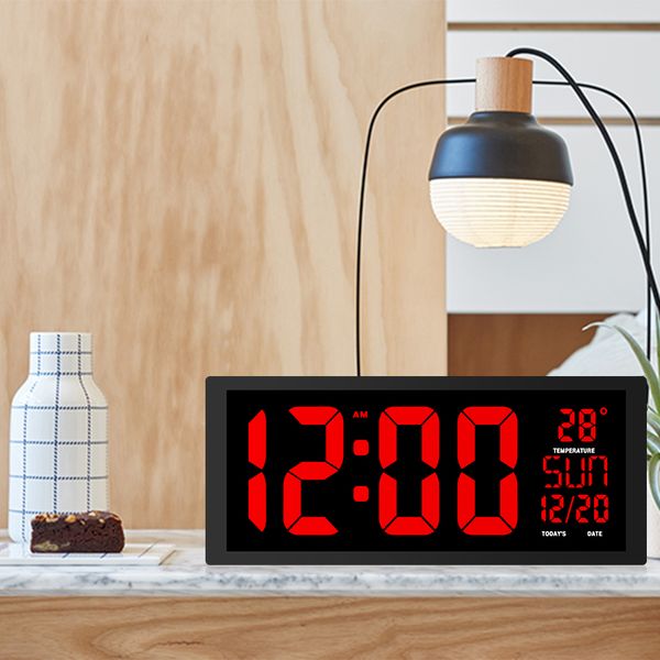 2018 new red led wall clock office decor, classic black table clock, usb modern home large clocks big digits, easy to read time
2018 new red led wall clock office decor, classic black table clock, usb modern home large clocks big digits, easy to read time