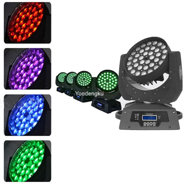 dmx moving head wash rgbwa uv 6in1 lyre wash zoom moving head wash led 36x18w