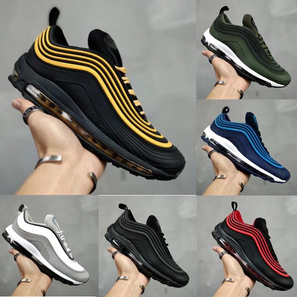 2018 New Off 97 Running Shoes Mens 97s Limited Release Triple White Black Blue Green Grey Yellow Breathe Luxury Designer Authentic Sneakers
2018 New Off 97 Running Shoes Mens 97s Limited Release Triple White Black Blue Green Grey Yellow Breathe Luxury Designer Authentic Sneakers