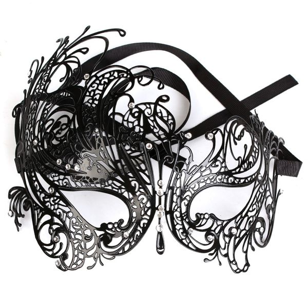 venetian masquerade princess mask rhinestone laser cut black metal women party ball ing
venetian masquerade princess mask rhinestone laser cut black metal women party ball ing