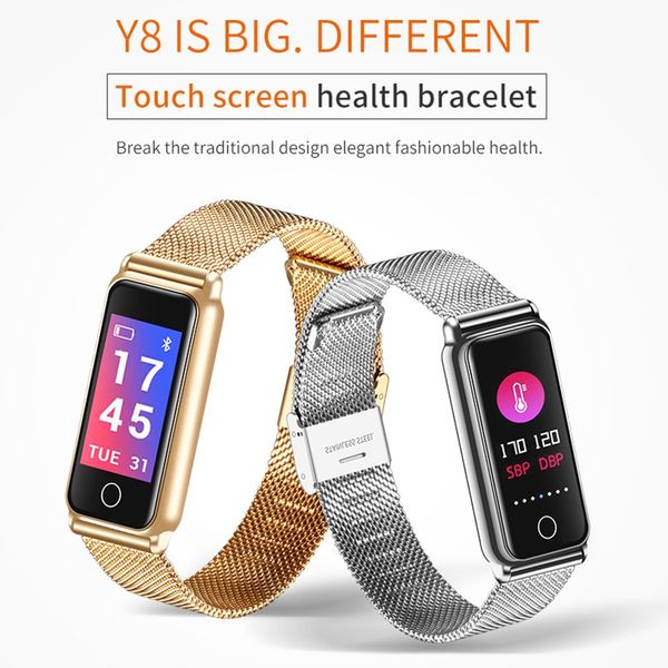 y8 bluetooth full metal color screen smartwatch heart rate waterproof sports watch for ios for android, Slivery;brown
y8 bluetooth full metal color screen smartwatch heart rate waterproof sports watch for ios for android, Slivery;brown