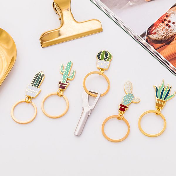 wedding favors cartoon metal cactus keychain gold plated succulents keyring party gift key chain, Silver
wedding favors cartoon metal cactus keychain gold plated succulents keyring party gift key chain, Silver