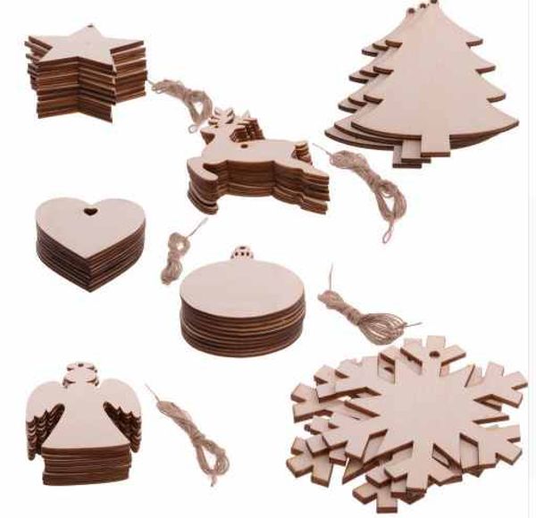 10pcs/ lot snowflake star santa claus boots bells wood christmas tree hanging wooden ornaments party christmas decorations for home 
10pcs/ lot snowflake star santa claus boots bells wood christmas tree hanging wooden ornaments party christmas decorations for home