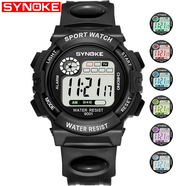 synoke kid watch multi-function digital outdoor sports 50m waterproof watches for boy girl led back light alarm satch 9001, Slivery;brown
synoke kid watch multi-function digital outdoor sports 50m waterproof watches for boy girl led back light alarm satch 9001, Slivery;brown