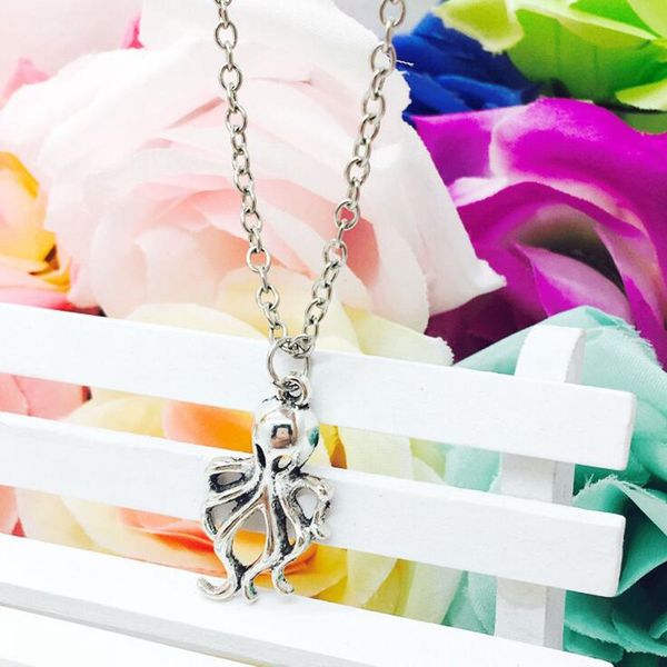 2018 европа сша популярный древний серебряный морской кальмар очарование кулон ожерелье мода творческий женщины ювелирные изделия аксессуар, Silver
2018 европа сша популярный древний серебряный морской кальмар очарование кулон ожерелье мода творческий женщины ювелирные изделия аксессуар, Silver