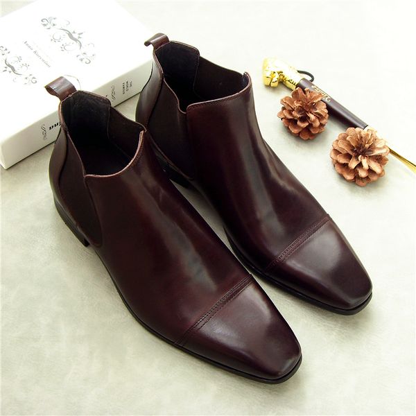 square toe man italian ankle martin boots shoes autumn winter male dress wedding tuxedo short boots design knight boots, Black
square toe man italian ankle martin boots shoes autumn winter male dress wedding tuxedo short boots design knight boots, Black