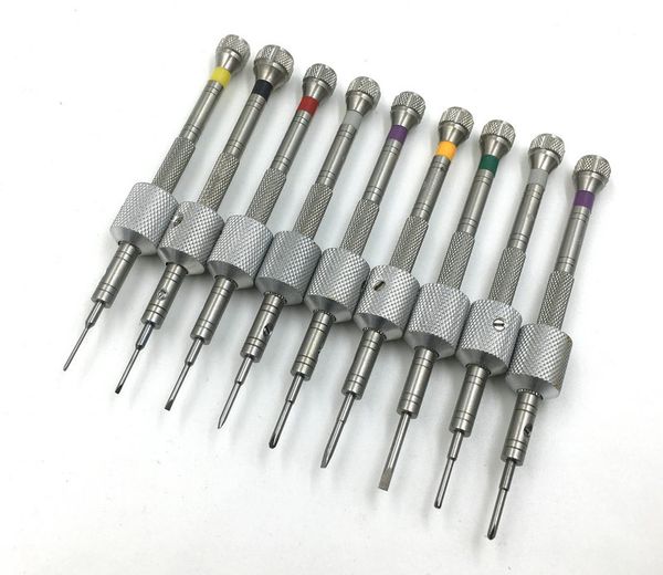 100% Brand Lot 0.6mm~2.0mm Assort Slotted Flat Screwdrivers Set, Jewellers Watch Screwdriver For Watchmakers