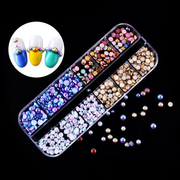 bluezoo 1 box nail rhinestone nail art decorations accessories alloy magic color pearls horse eye sequins with tweezer, Silver;gold
bluezoo 1 box nail rhinestone nail art decorations accessories alloy magic color pearls horse eye sequins with tweezer, Silver;gold