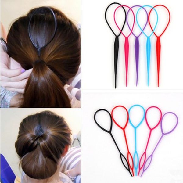 women ponytail styling maker clip tool hair band accessories girls hair braid style tool headband female fashion plastic loop
women ponytail styling maker clip tool hair band accessories girls hair braid style tool headband female fashion plastic loop