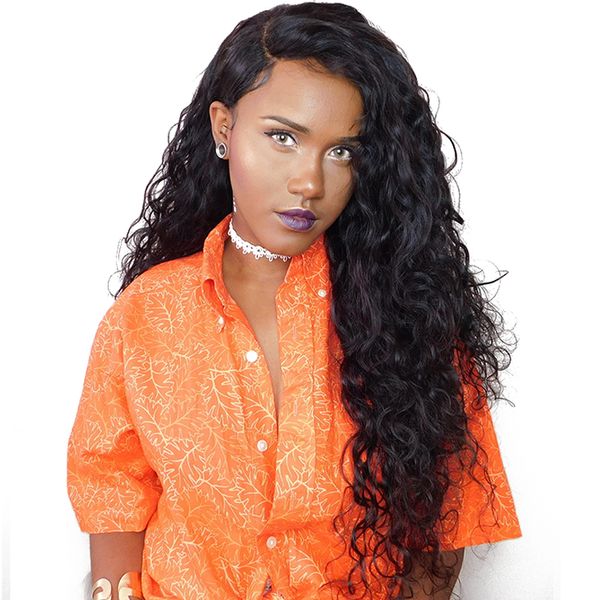 180% density 360 lace frontal wig pre plucked with baby hair brazilian body wave remy hair lace front human wigs cara, Black
180% density 360 lace frontal wig pre plucked with baby hair brazilian body wave remy hair lace front human wigs cara, Black