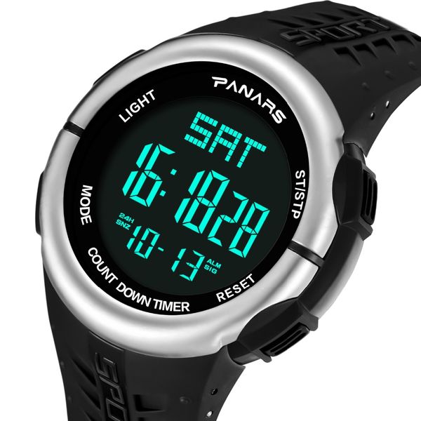 digital watch men waterproof sport watch for mens watches black rubber 50m waterproof wristwatch mens relogio, Slivery;brown
digital watch men waterproof sport watch for mens watches black rubber 50m waterproof wristwatch mens relogio, Slivery;brown