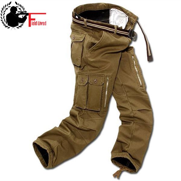 men cargo pants winter plus fleece thick warm pants double layer multi pocket casual baggy tactical trousers male, Black
men cargo pants winter plus fleece thick warm pants double layer multi pocket casual baggy tactical trousers male, Black