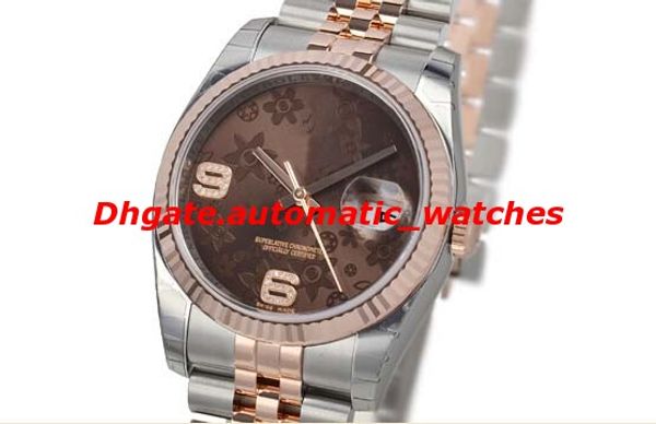 luxury mans watches stainless steel bracelet 36mm / 18k rose with chocolate dial dia 6&9 unworn 116231 mechanical man watch, Slivery;brown
luxury mans watches stainless steel bracelet 36mm / 18k rose with chocolate dial dia 6&9 unworn 116231 mechanical man watch, Slivery;brown