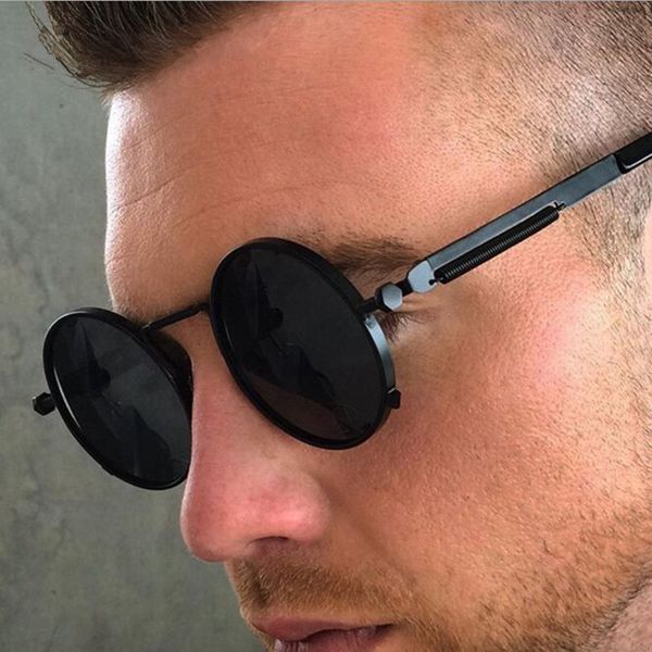 2018 vintage steampunk sunglasses men brand designer classic round sun glasses for men male sunglasses mirror lunettes de soleil, White;black
2018 vintage steampunk sunglasses men brand designer classic round sun glasses for men male sunglasses mirror lunettes de soleil, White;black