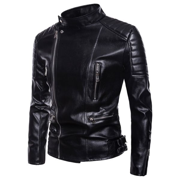 mixcubic 2018 autumn korean style multiple zipper design pu leather jackets men casual slim pu leather jacket for men size m-5xl, Black;brown
mixcubic 2018 autumn korean style multiple zipper design pu leather jackets men casual slim pu leather jacket for men size m-5xl, Black;brown