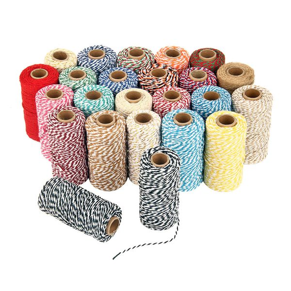 100m/roll diy twisted bakers string cotton cords rope for home decor handmade christmas gift packing craft projects diy, Black;white
100m/roll diy twisted bakers string cotton cords rope for home decor handmade christmas gift packing craft projects diy, Black;white