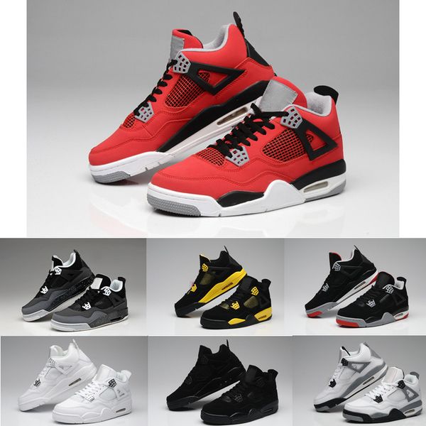 original 4s basketball shoes 4 white cement bull red black white chicago men women sneakers sports shoes, White;red
original 4s basketball shoes 4 white cement bull red black white chicago men women sneakers sports shoes, White;red