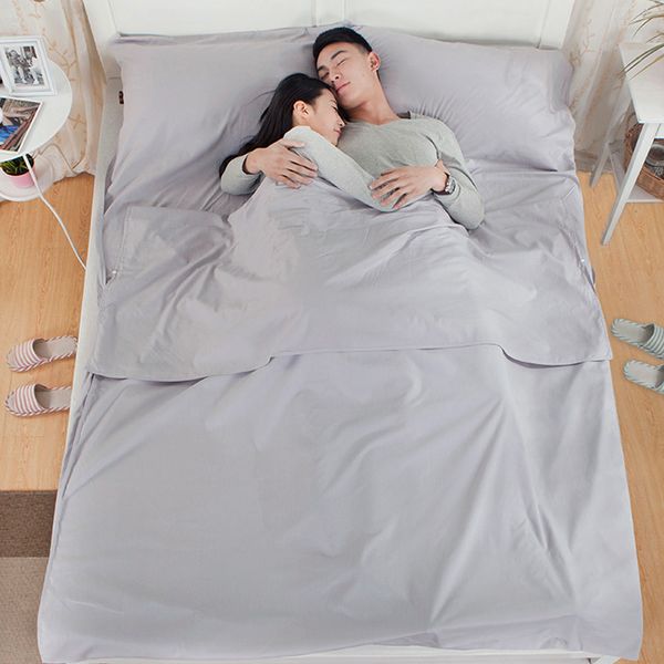 two person travel sleeping bag liner envelope ultralight portable cotton sleeping bag liner for outdoor camping
two person travel sleeping bag liner envelope ultralight portable cotton sleeping bag liner for outdoor camping