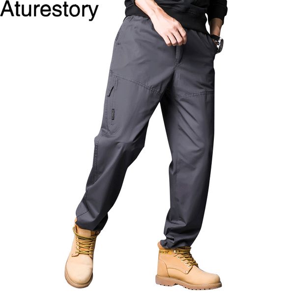 aturestory men multi pockets cargo pants male streetwear solid color casual trousers mens high waist long straight cotton pant, Black
aturestory men multi pockets cargo pants male streetwear solid color casual trousers mens high waist long straight cotton pant, Black