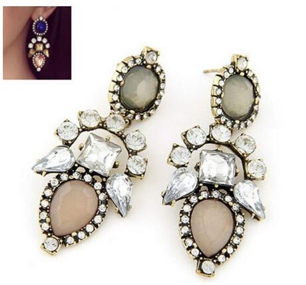 new style bold and bright gem is temperamental earring alloy is set diamond female type ear nail adorn article fashionable individual ch, Silver
new style bold and bright gem is temperamental earring alloy is set diamond female type ear nail adorn article fashionable individual ch, Silver