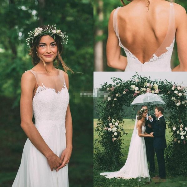 винтаж богемный 2018 country garden оболочка свадебные платья sheer шеи часовня поезд sexy backless modest boho свадебные платья дешевые плю, White
винтаж богемный 2018 country garden оболочка свадебные платья sheer шеи часовня поезд sexy backless modest boho свадебные платья дешевые плю, White