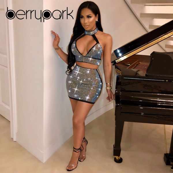 berrypark sparkly rhinestone club dress 2019 women diamond crop and skirt 2 piece set night out party matching outfits, White
berrypark sparkly rhinestone club dress 2019 women diamond crop and skirt 2 piece set night out party matching outfits, White