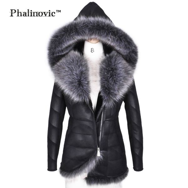 phalinovic 2017 winter women faux fur leather coat warmer excellent quality thick fur jacket woman parkas plus size 5xl 6xl, Black
phalinovic 2017 winter women faux fur leather coat warmer excellent quality thick fur jacket woman parkas plus size 5xl 6xl, Black
