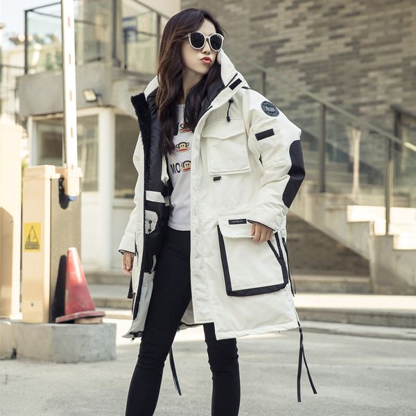 women down jacket 2018 winter new parkas jacket women thick korean large size couple snow outerwear coats no569, Black
women down jacket 2018 winter new parkas jacket women thick korean large size couple snow outerwear coats no569, Black