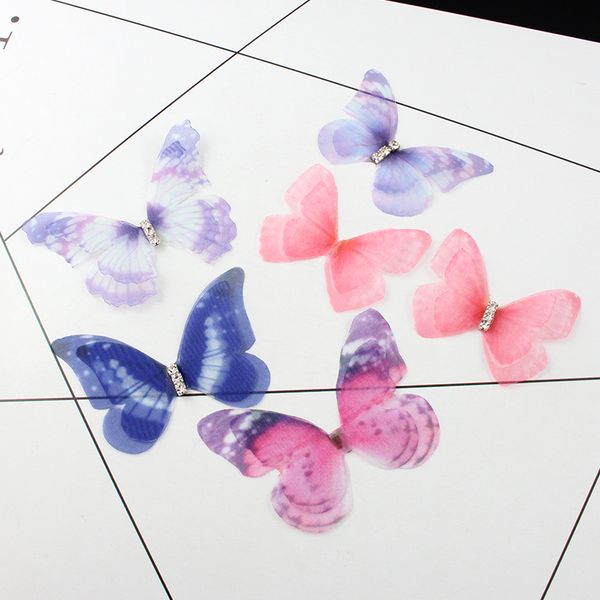 15pcs organza fabric butterflies miniature with rhinestone for craft jewelry making earrings findings diy jewelry suppplies, Bronze;silver
15pcs organza fabric butterflies miniature with rhinestone for craft jewelry making earrings findings diy jewelry suppplies, Bronze;silver