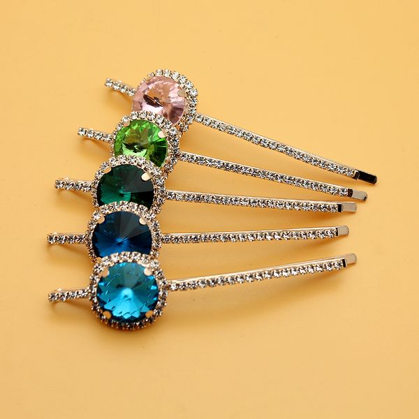 1 pair luxury round pink crystal hair barrette elegant rhinestone clip diamante hairpin for chic women girls accessories jewelry, Golden;white
1 pair luxury round pink crystal hair barrette elegant rhinestone clip diamante hairpin for chic women girls accessories jewelry, Golden;white