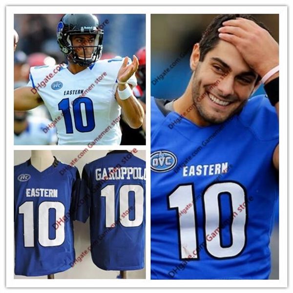 Custom NCAA Eastern Illinois Panthers Jersey 2 COLBY BARNES Hot Sale Jimmy Garoppolo Blue Stitched FCS College Football Jersey S-3XL
Custom NCAA Eastern Illinois Panthers Jersey 2 COLBY BARNES Hot Sale Jimmy Garoppolo Blue Stitched FCS College Football Jersey S-3XL