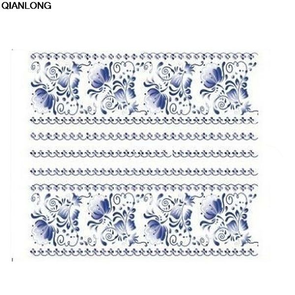 water transfers stickers 1pc nail decals stickers water decal china blue flower, Black
water transfers stickers 1pc nail decals stickers water decal china blue flower, Black